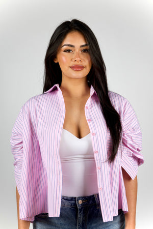 Gioya blouse Pink Striped