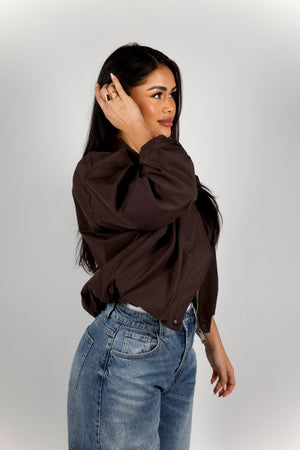 Hanna Bomber Brown