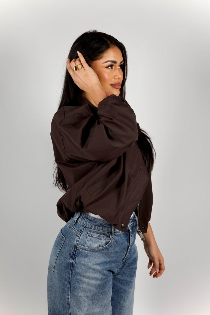 Hanna Bomber Brown