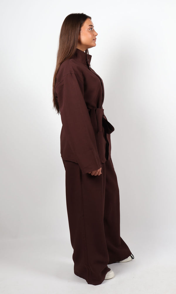 Elara Set Burgundy Brown