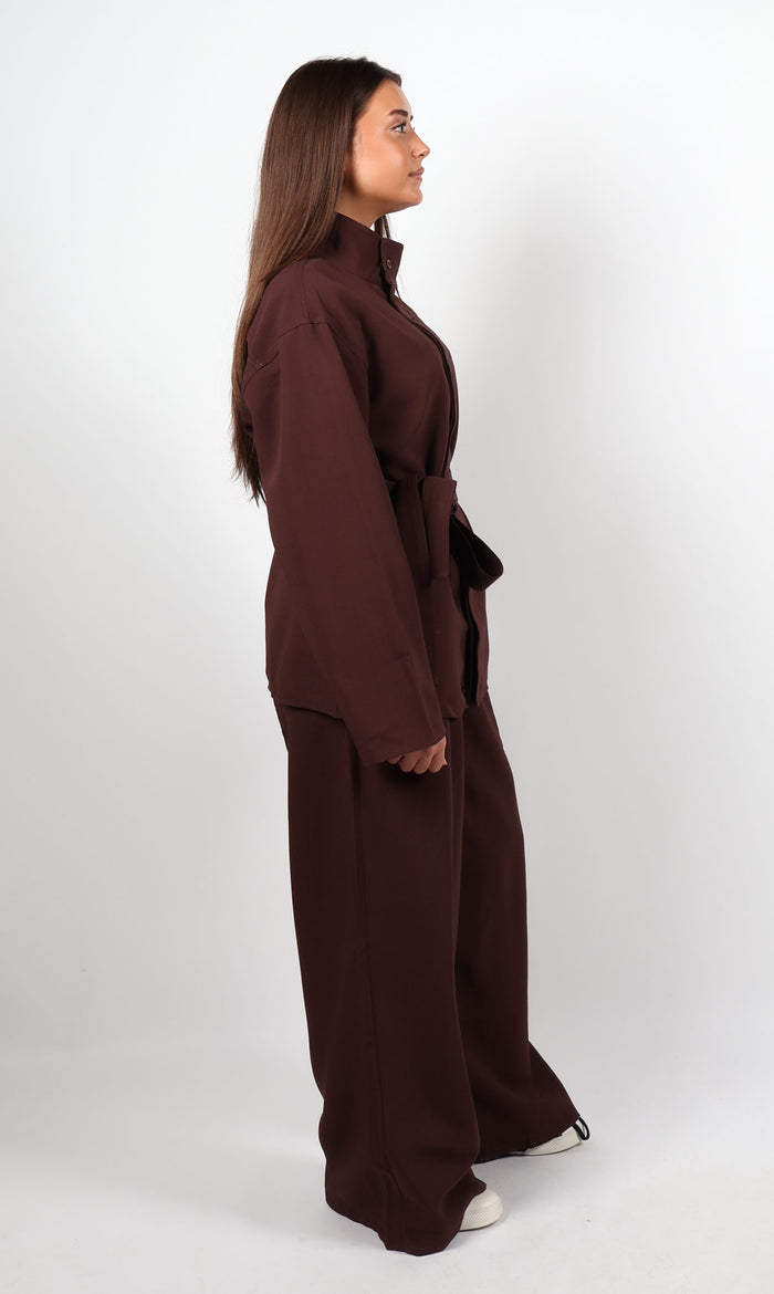 Elara Set Burgundy Brown