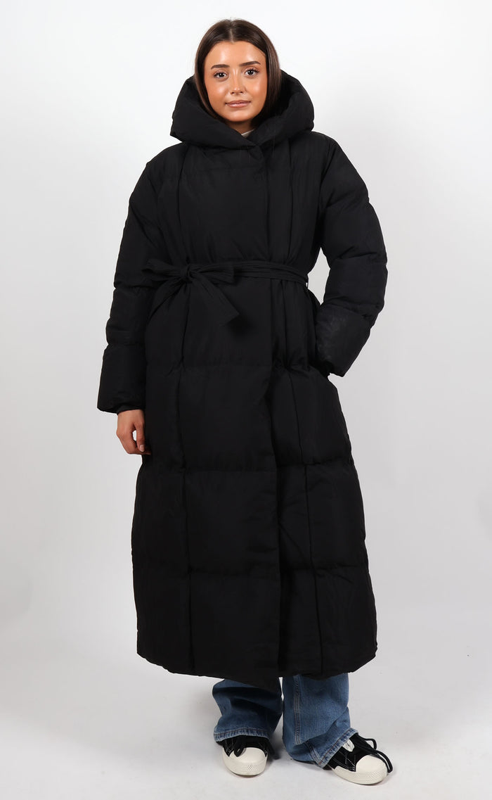 Noor Maxi Puffer Black