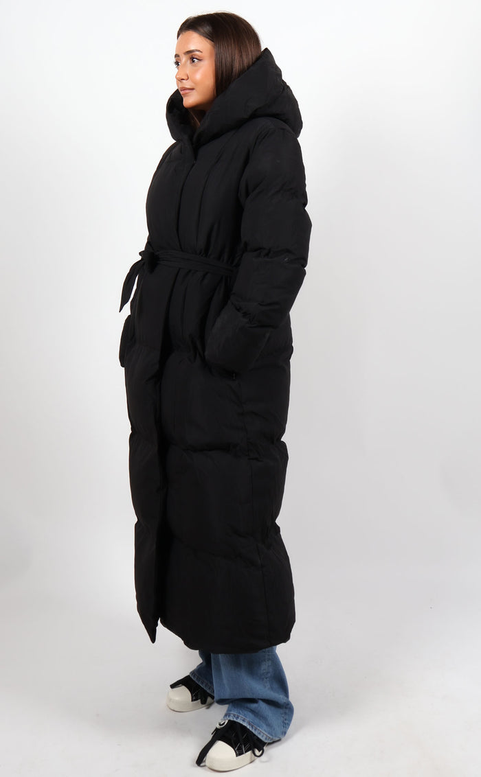 Noor Maxi Puffer Black