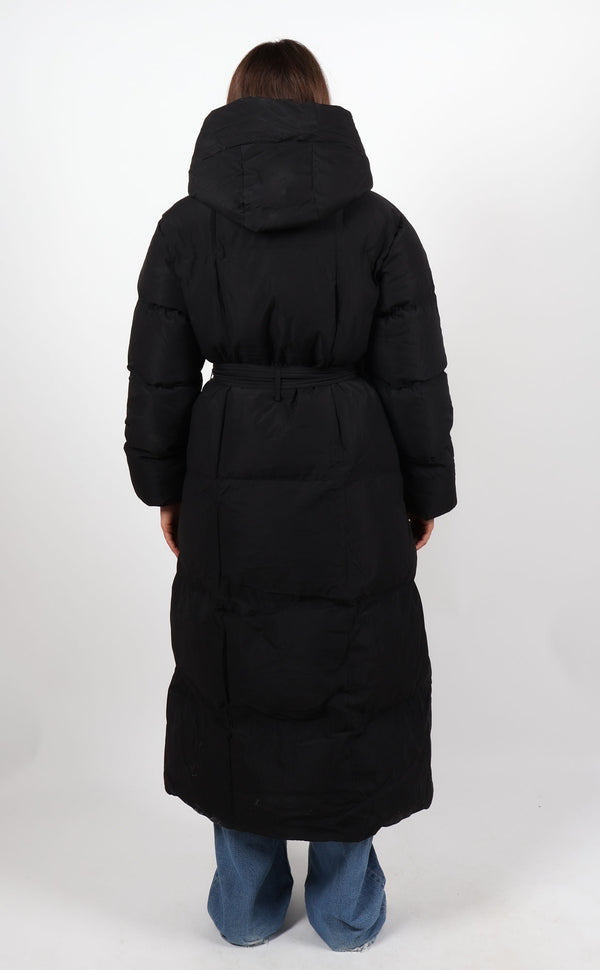 Noor Maxi Puffer Black