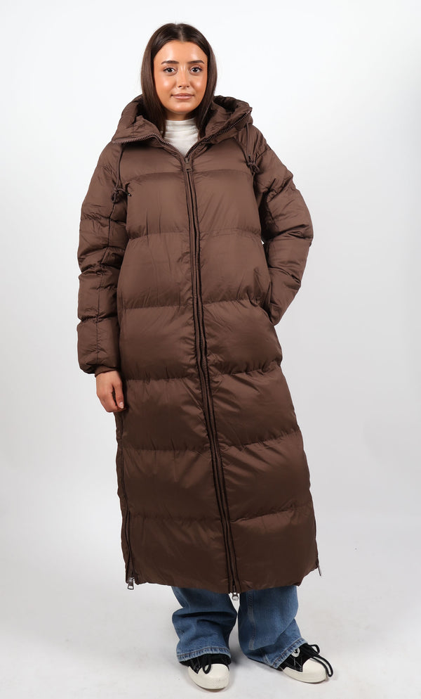 Nova Maxi Puffer Brown