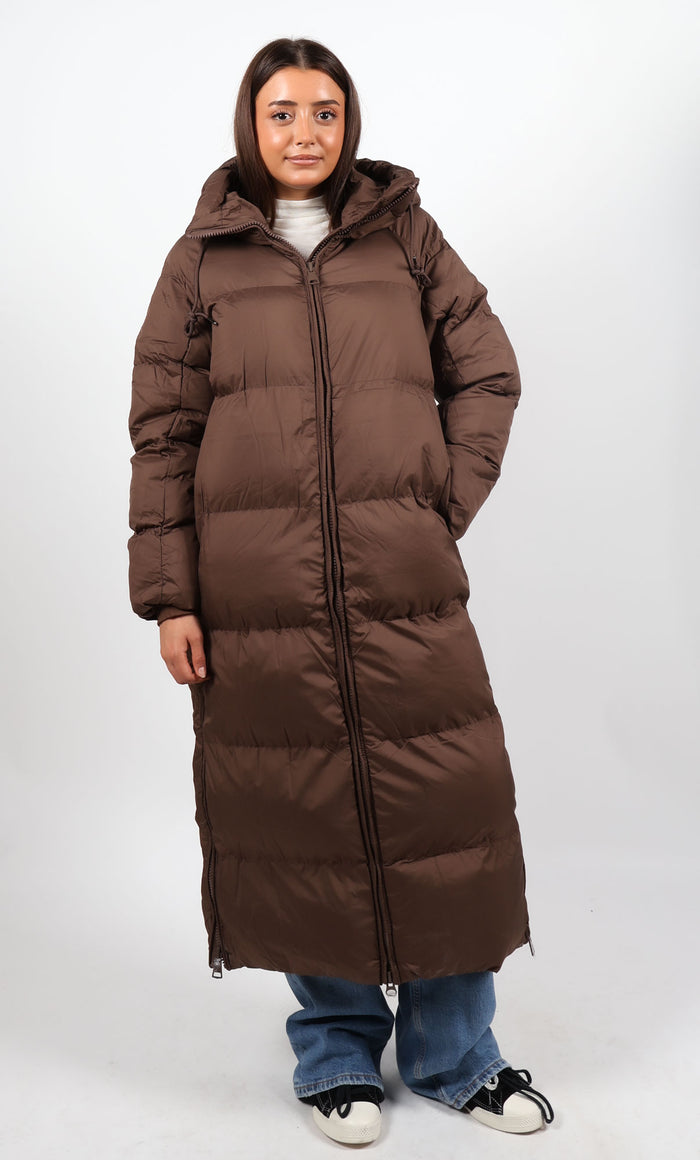 Nova Maxi Puffer Brown