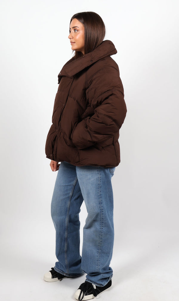 Yara Puffer Brown