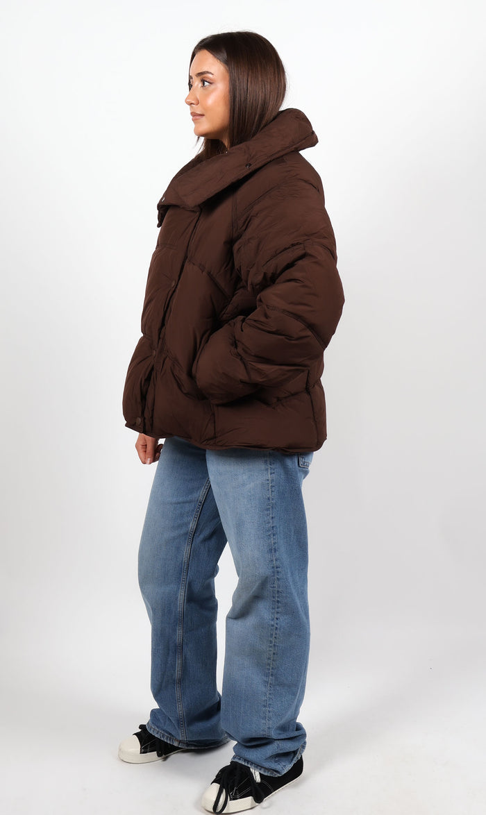 Yara Puffer Brown