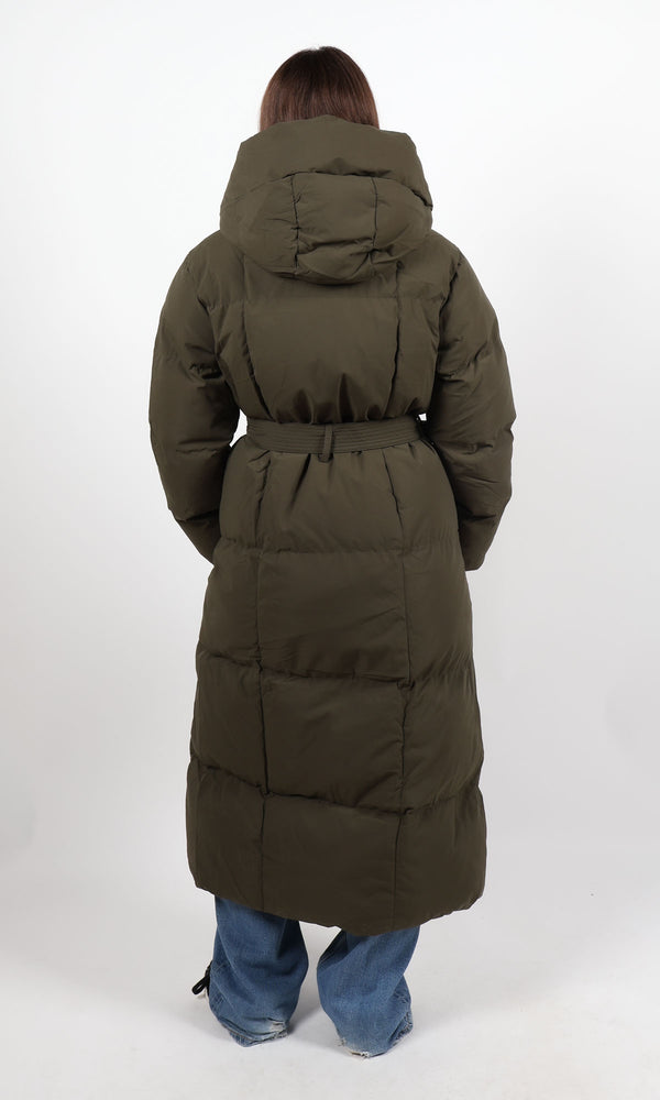 Noor Maxi Puffer Olive