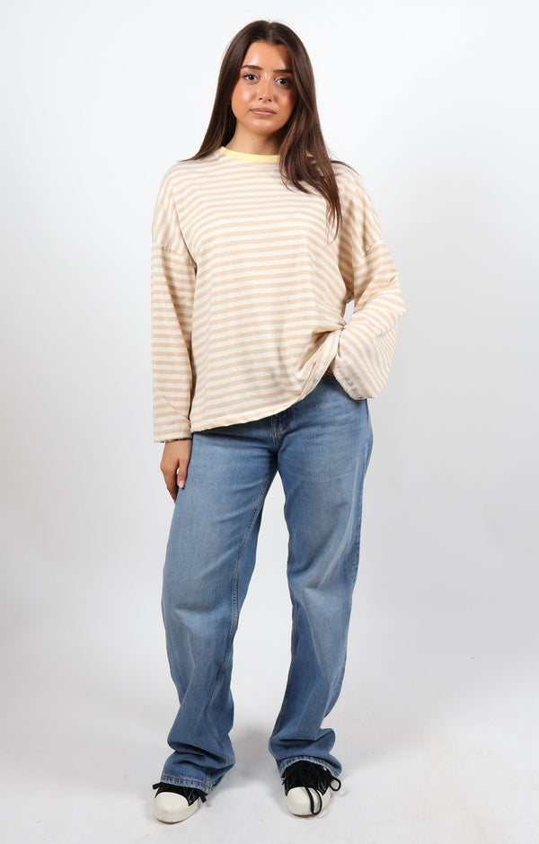 Kaoutar Tee Beige