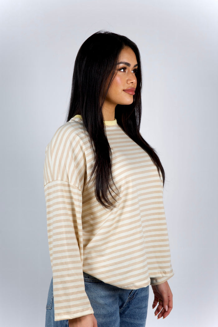 Kaoutar Tee Beige