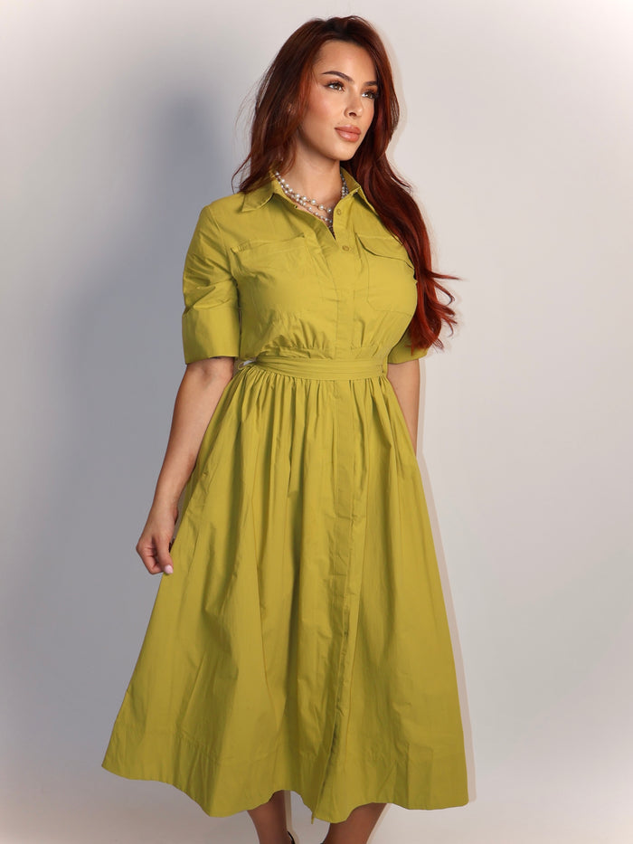 Tina dress green